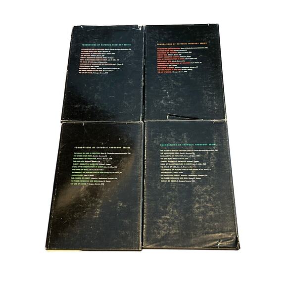 Foundations Of Catholic Theology Series Books Lot Of 4 VTG HB God Church READ - Picture 3 of 11